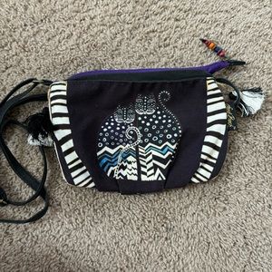 Laurel Burch Cat Crossbody Bag